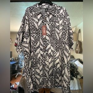 Mens Tanoa 3X Samoan Button Up